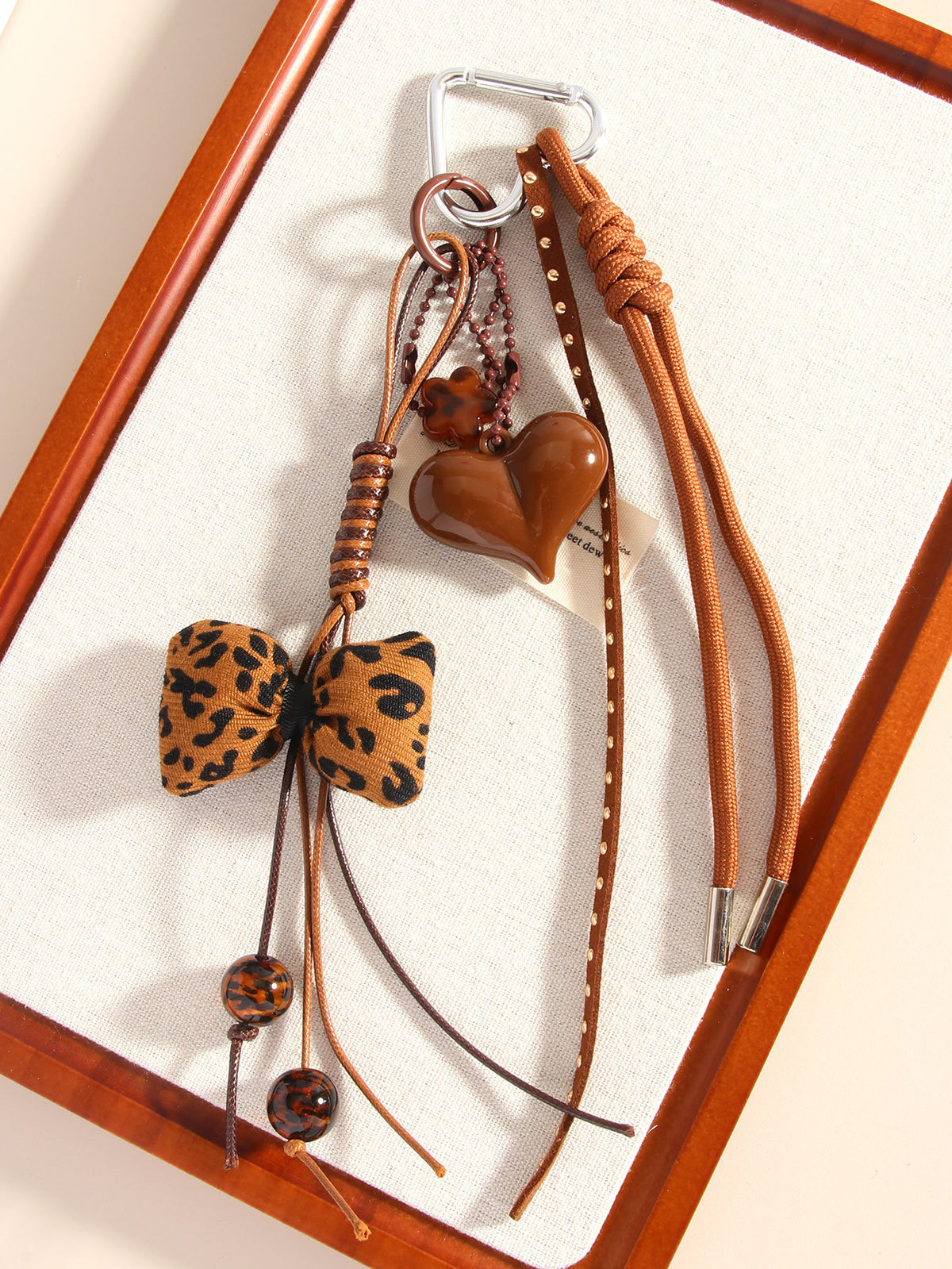 Handmade Bow Heart Bag Charm – Akvira Luxe