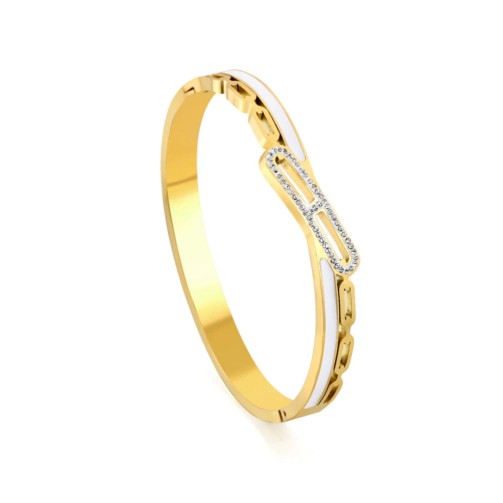 Ivory Glow Wrap Bracelet