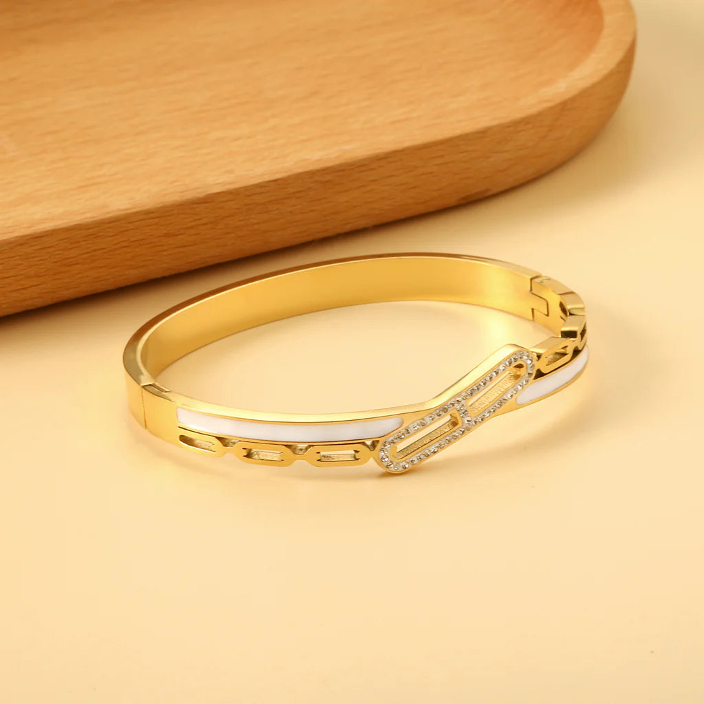 Ivory Glow Wrap Bracelet