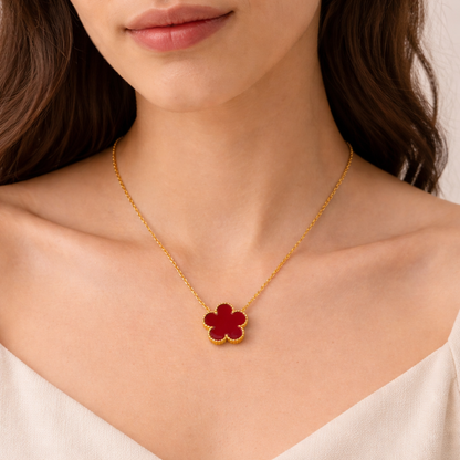Collier Trèfle à Cinq Feuilles