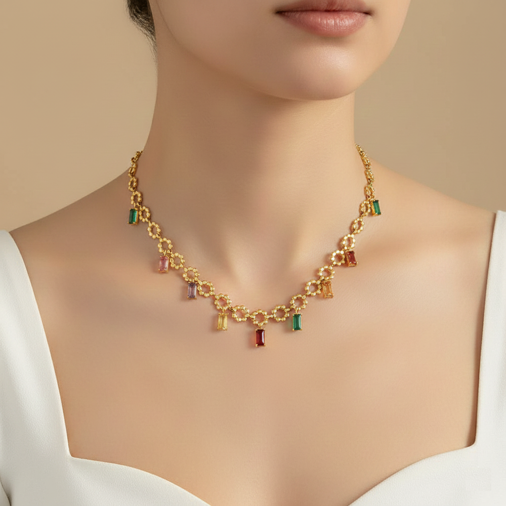 Collier Spectre Sept Pierres