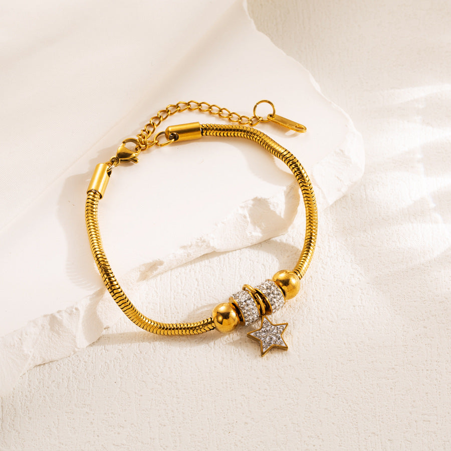 Celestial Star Charm Bracelet