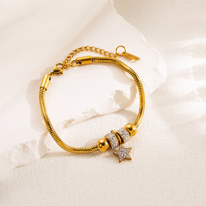 Celestial Star Charm Bracelet