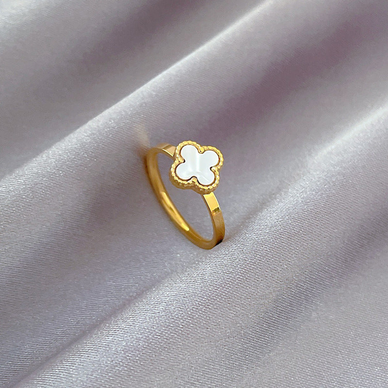 Four Leaf Clover Ring