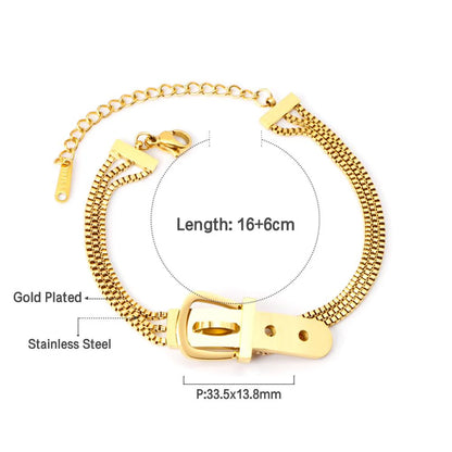 Luxe 316L Fashion Bracelet with Extender