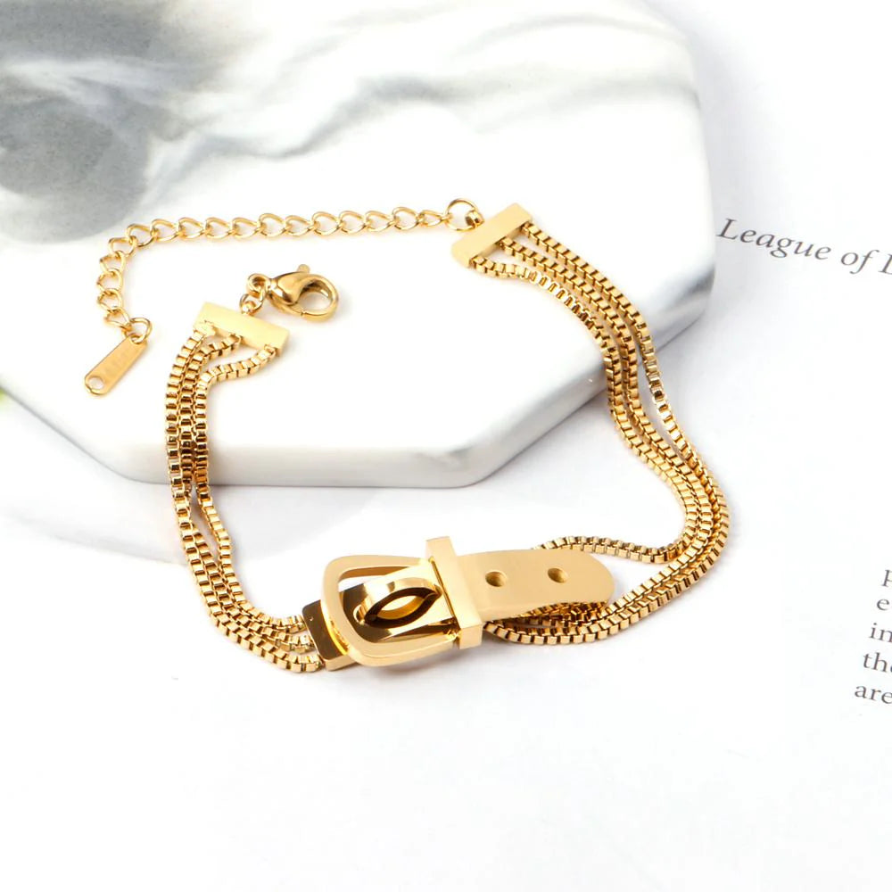 Luxe 316L Fashion Bracelet with Extender