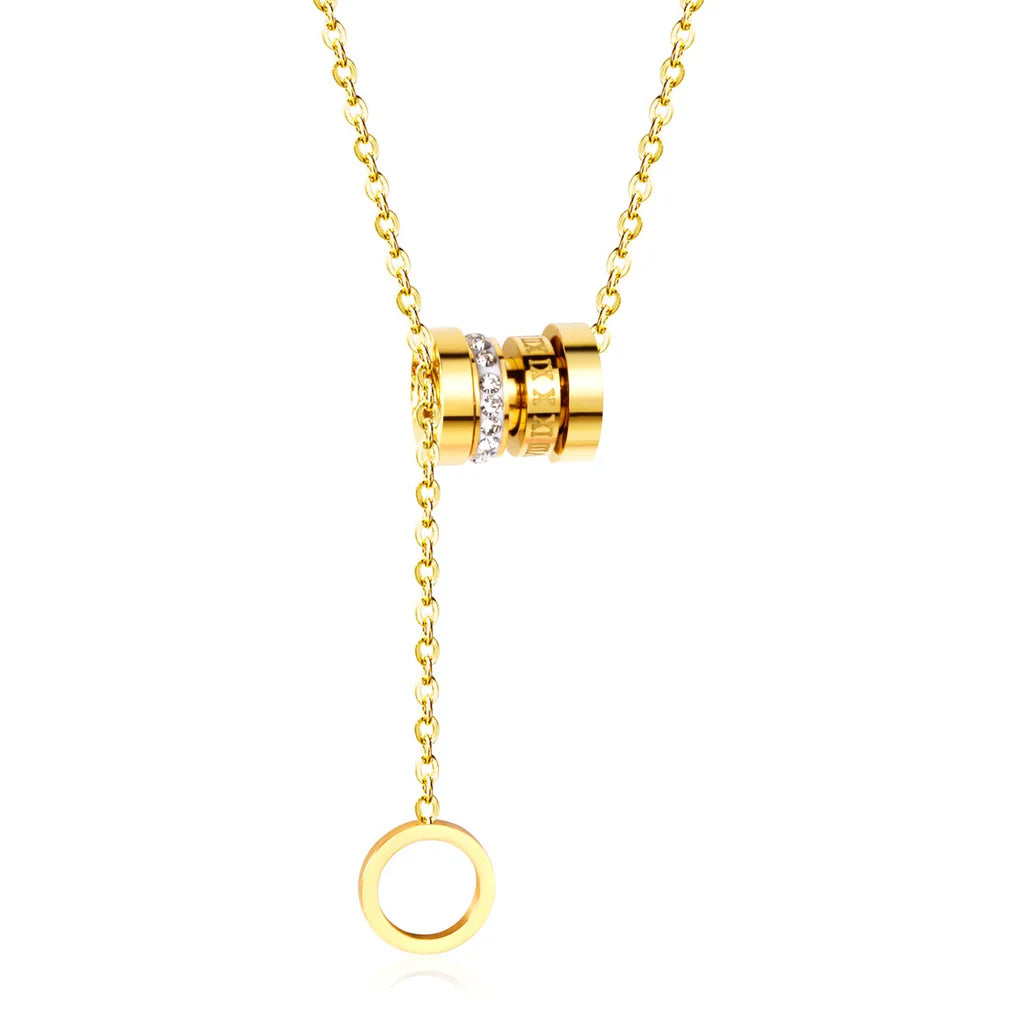 Radiant Zircon Link Necklace