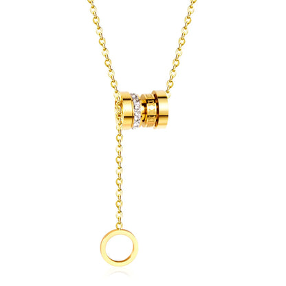 Radiant Zircon Link Necklace
