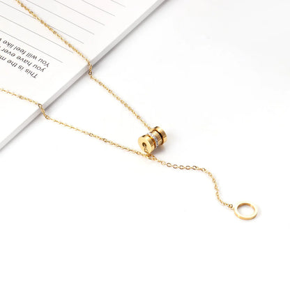 Radiant Zircon Link Necklace